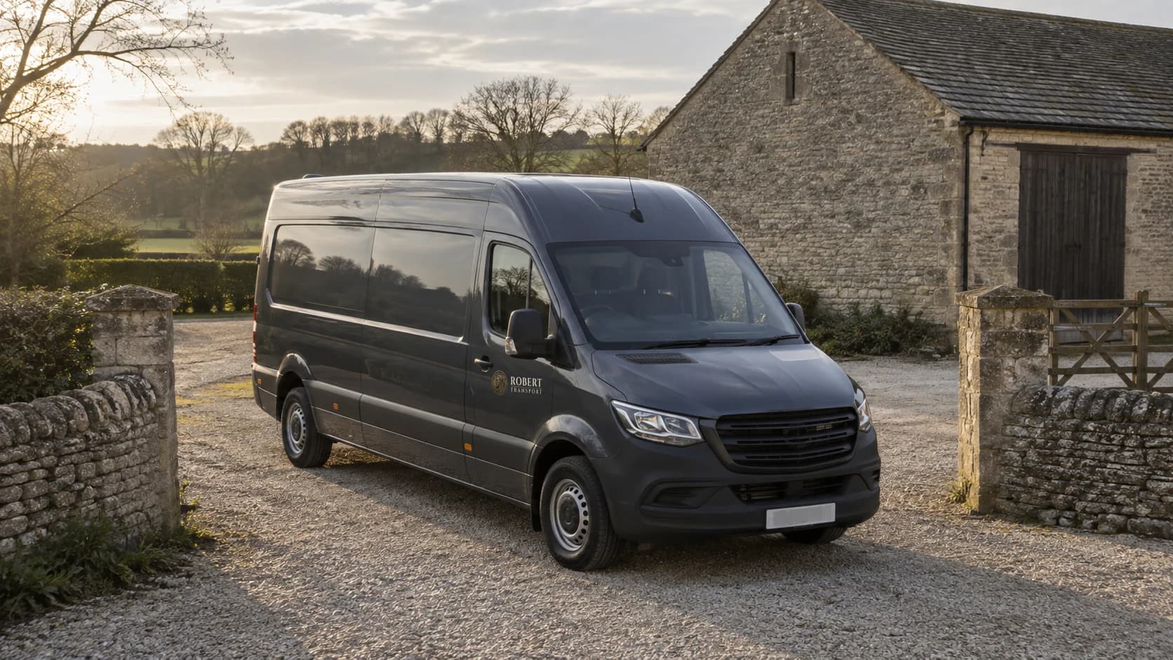 Long-wheelbase panel van ready for a dedicated delivery